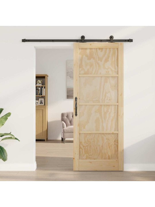 Liuguks komplekt manuaalne naturaalne ja must 83 x 211 cm