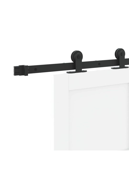 Liuguks komplekt manuaalne valge ja must 83 x 211 cm