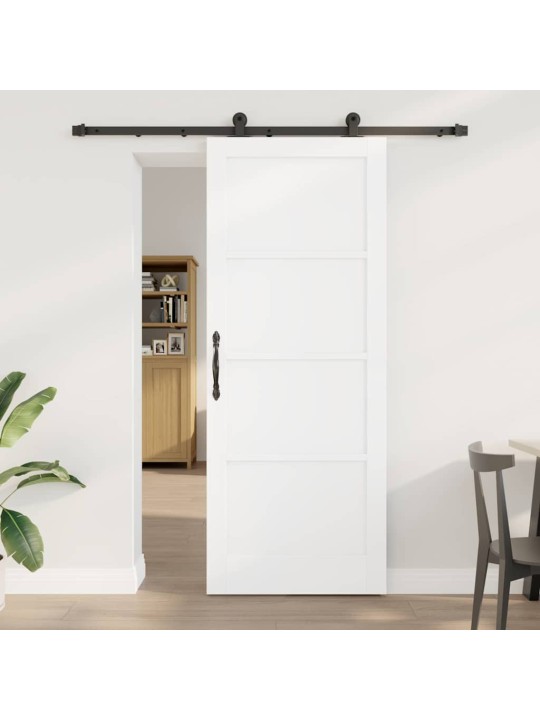 Liuguks komplekt manuaalne valge ja must 83 x 211 cm