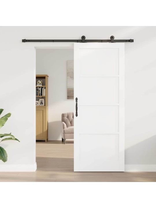 Liuguks komplekt manuaalne valge ja must 83 x 211 cm