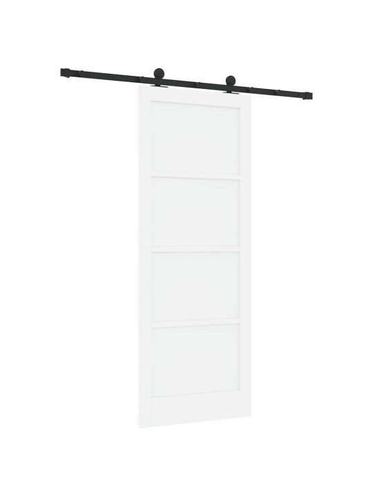 Liuguks komplekt manuaalne valge ja must 83 x 211 cm