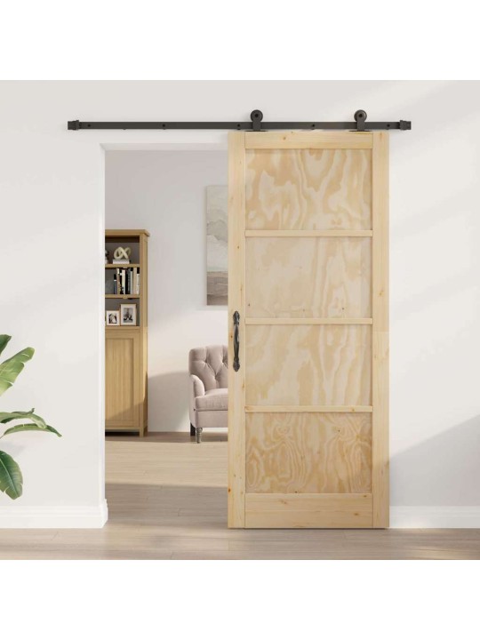 Liuguks komplekt manuaalne naturaalne ja must 86 x 211 cm