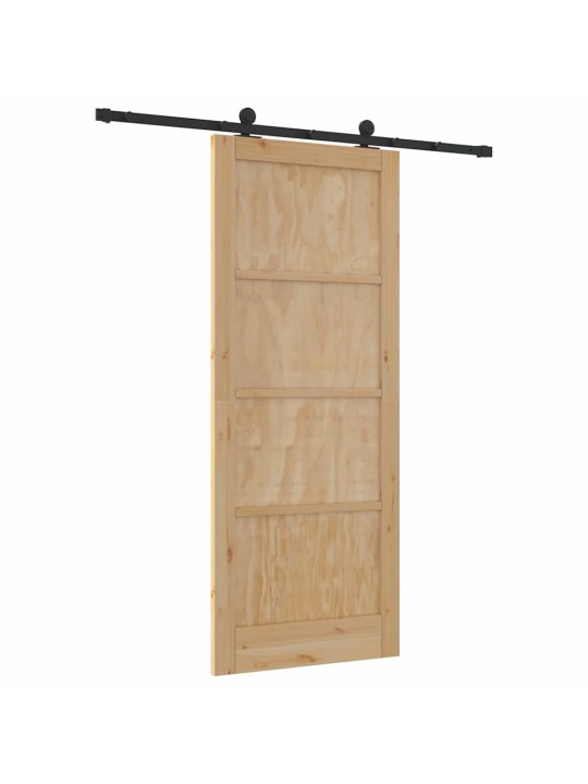 Liuguks komplekt manuaalne naturaalne ja must 86 x 211 cm