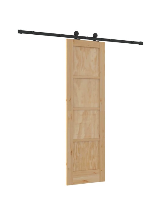 Liuguks komplekt manuaalne naturaalne ja must 61 x 198.5 cm
