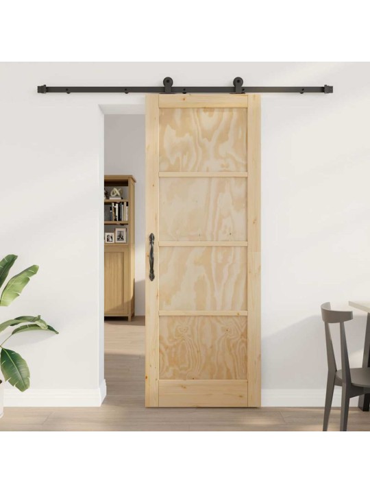 Liuguks komplekt manuaalne naturaalne ja must 78 x 211 cm