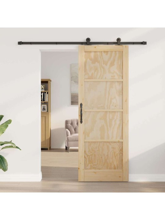 Liuguks komplekt manuaalne naturaalne ja must 78 x 211 cm
