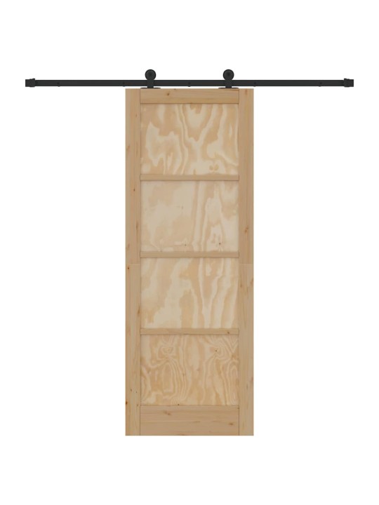 Liuguks komplekt manuaalne naturaalne ja must 78 x 211 cm