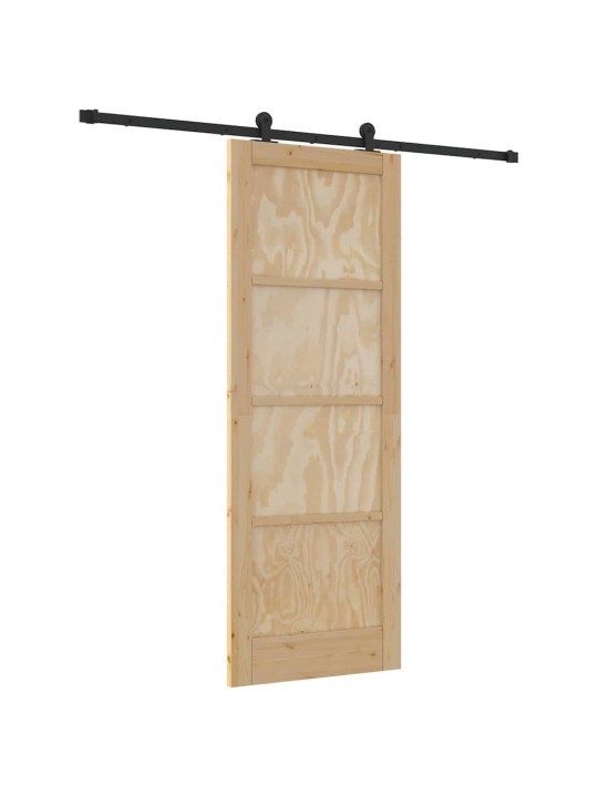Liuguks komplekt manuaalne naturaalne ja must 78 x 211 cm