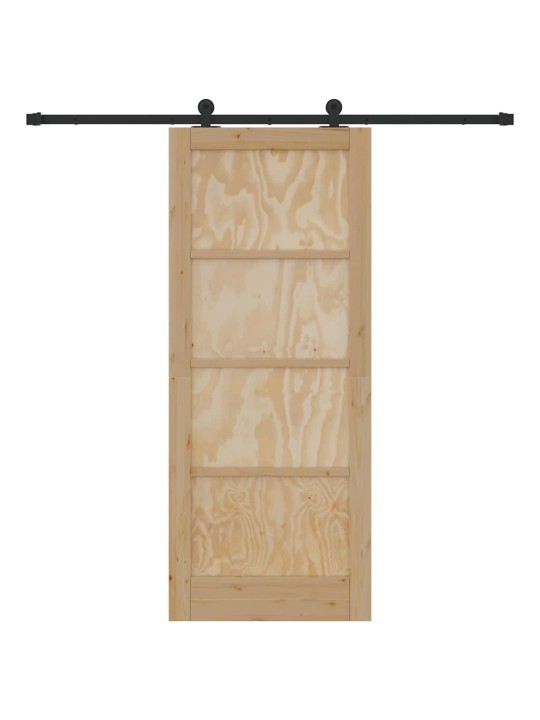 Liuguks komplekt manuaalne naturaalne ja must 83 x 202 cm