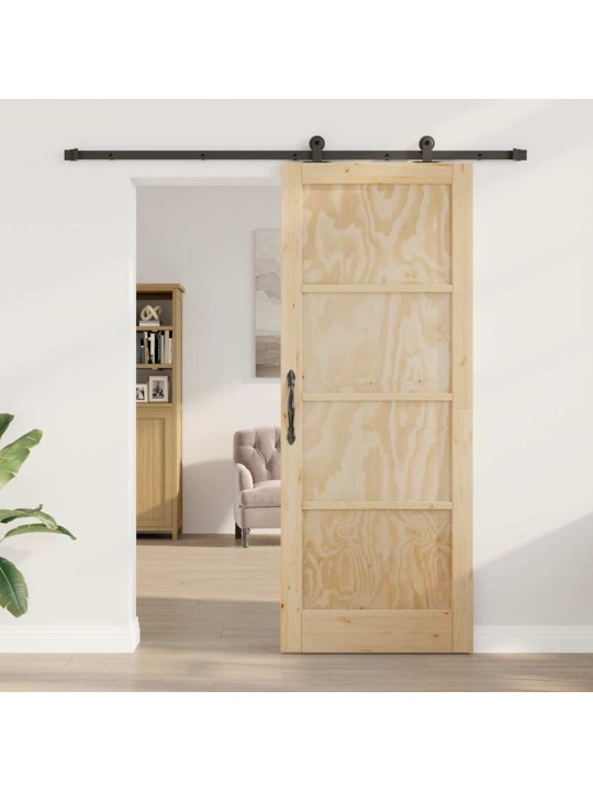Liuguks komplekt manuaalne naturaalne ja must 83 x 211 cm