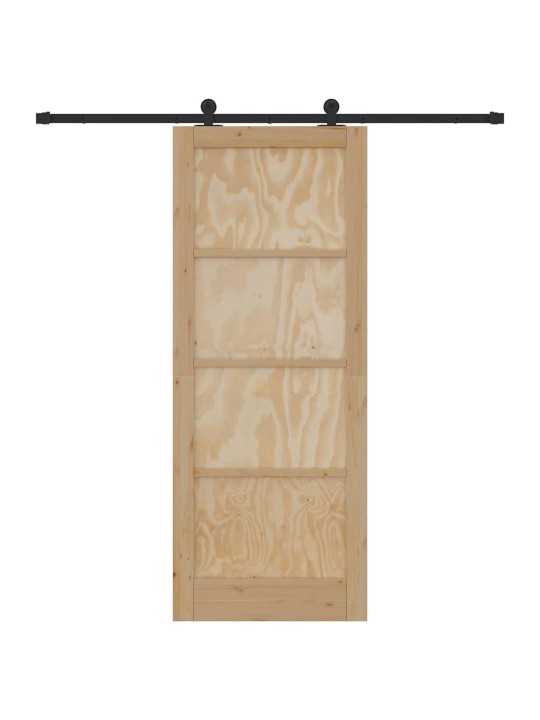 Liuguks komplekt manuaalne naturaalne ja must 83 x 211 cm