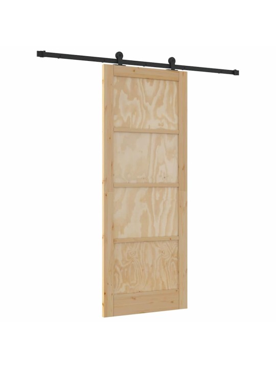 Liuguks komplekt manuaalne naturaalne ja must 83 x 211 cm