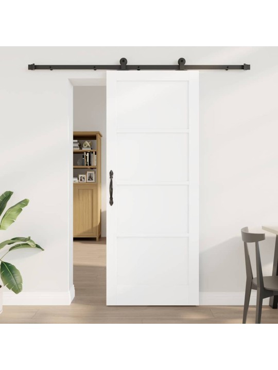 Liuguks komplekt manuaalne valge ja must 83 x 211 cm