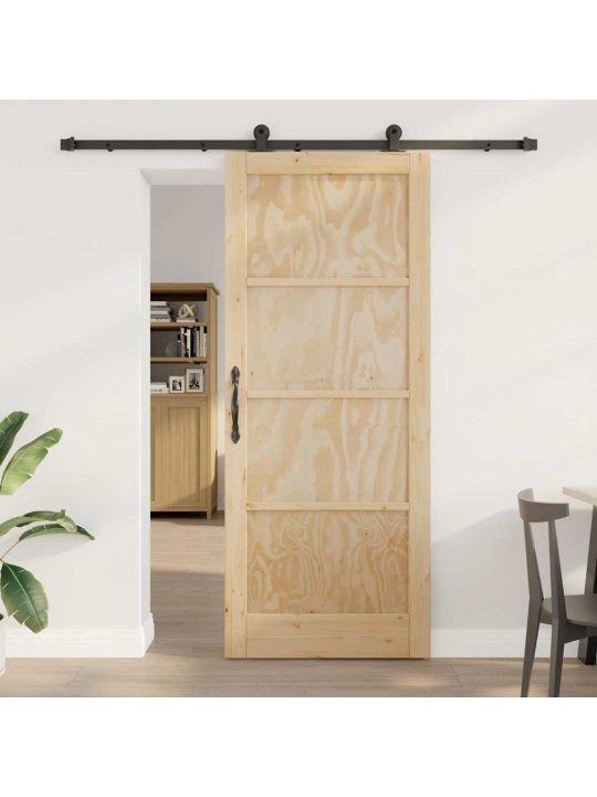 Liuguks komplekt manuaalne naturaalne ja must 86 x 211 cm