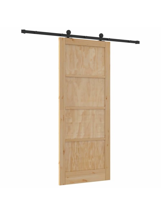 Liuguks komplekt manuaalne naturaalne ja must 86 x 211 cm