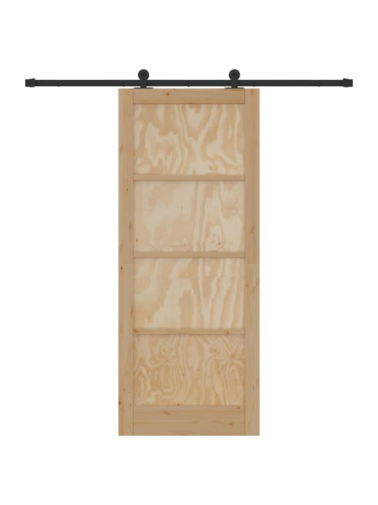 Liuguks komplekt manuaalne naturaalne ja must 86 x 211 cm