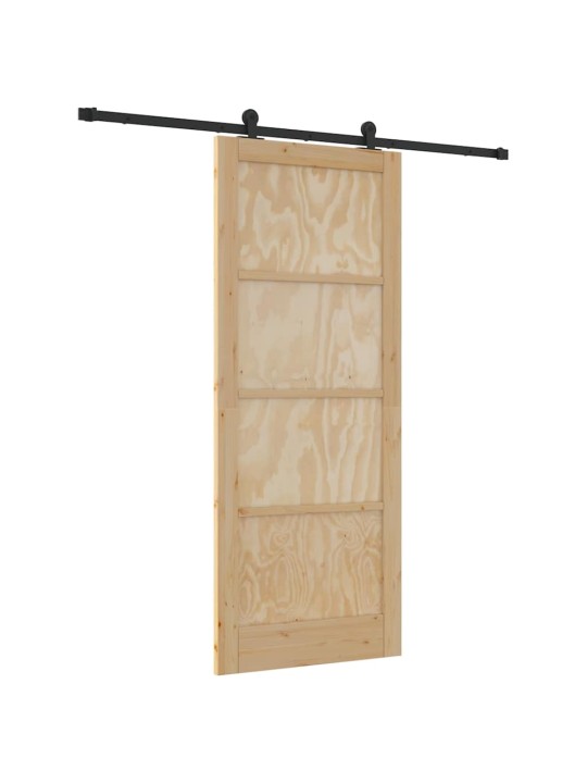 Liuguks komplekt manuaalne naturaalne ja must 86 x 211 cm