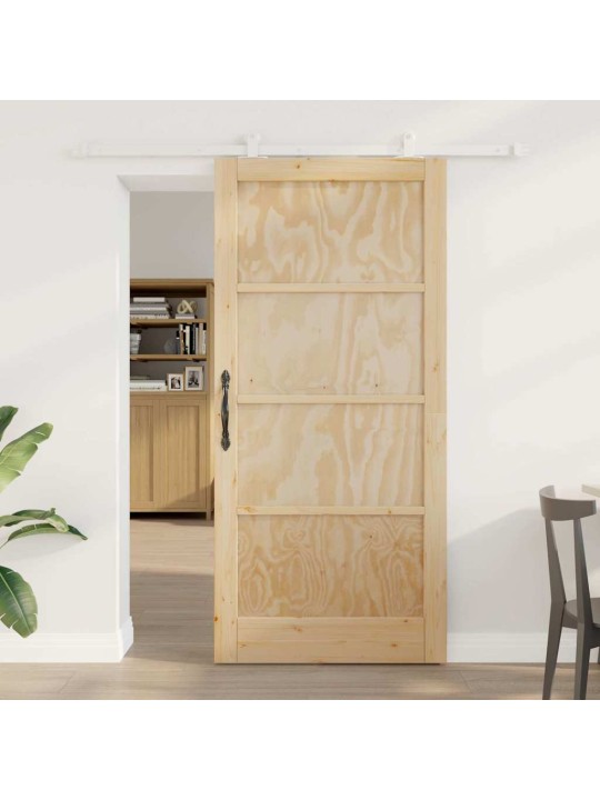 Liuguks komplekt manuaalne looduslik ja valge 93 x 202 cm