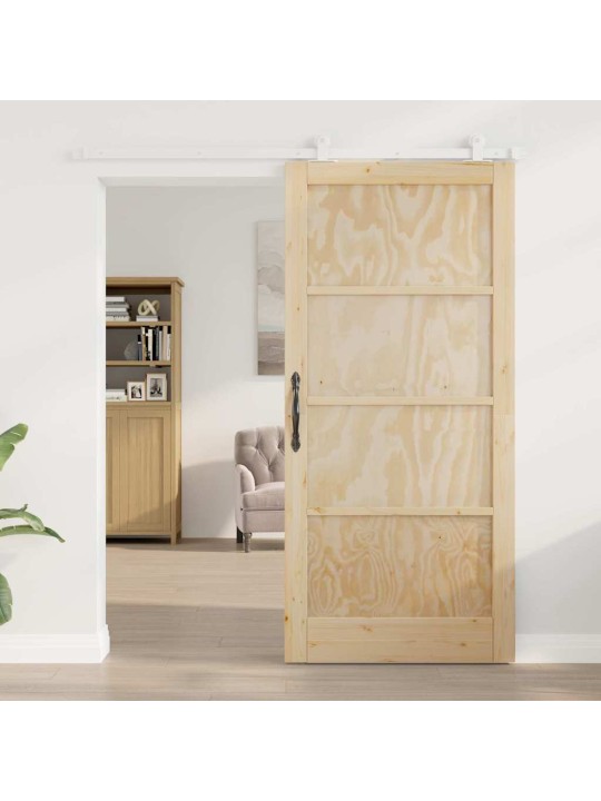 Liuguks komplekt manuaalne looduslik ja valge 93 x 202 cm