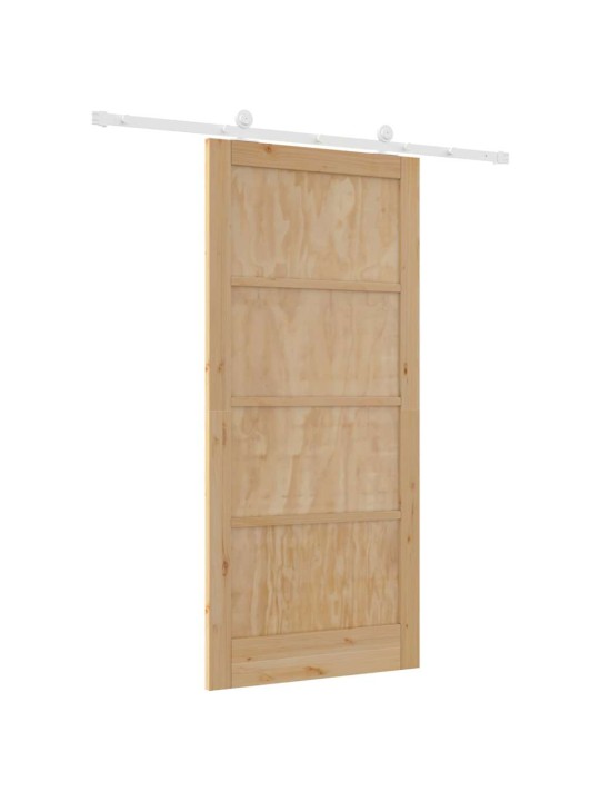 Liuguks komplekt manuaalne looduslik ja valge 93 x 202 cm
