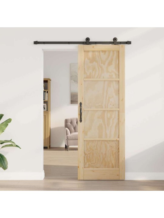 Liuguks naturaalne ja must 73.5 x 211 cm