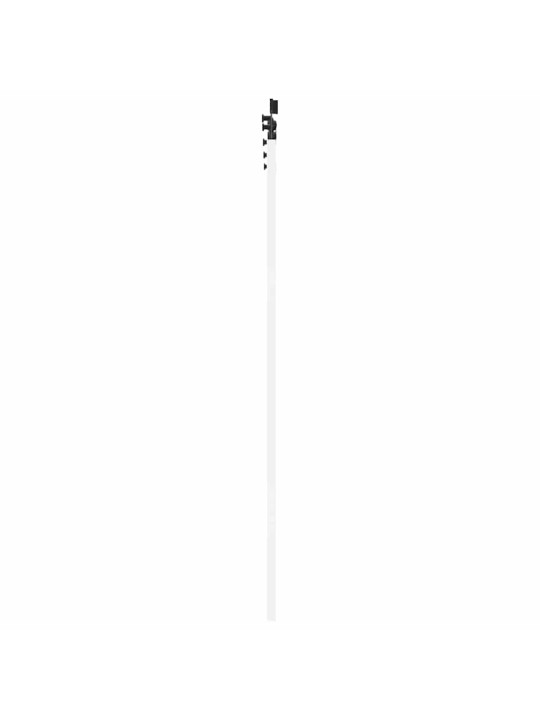 Liuguks valge ja must 86 x 198.5 cm tugev männipuit ja teras