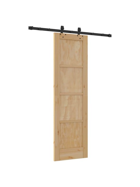 Liugukse komplekt manuaalne naturaalne ja must 61 x 198.5 cm