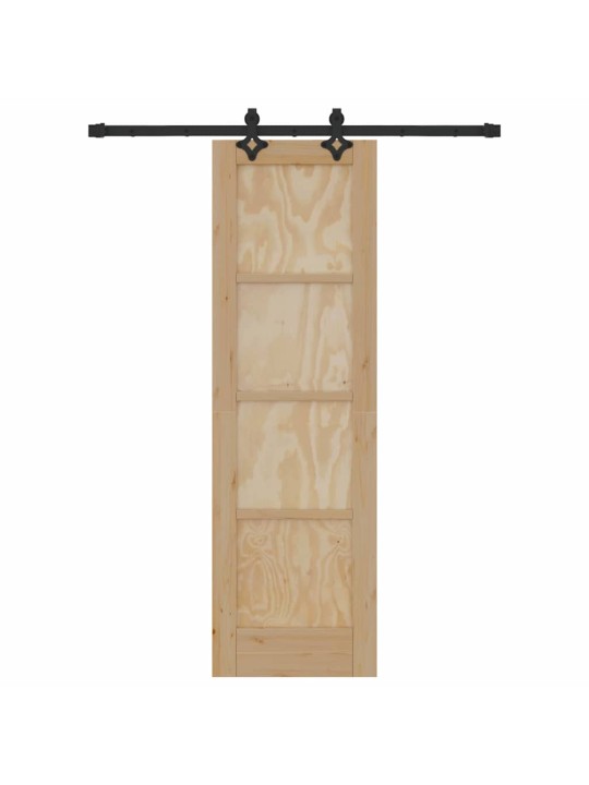 Liugukse komplekt manuaalne naturaalne ja must 61 x 198.5 cm