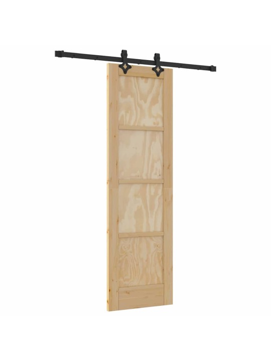 Liugukse komplekt manuaalne naturaalne ja must 61 x 198.5 cm
