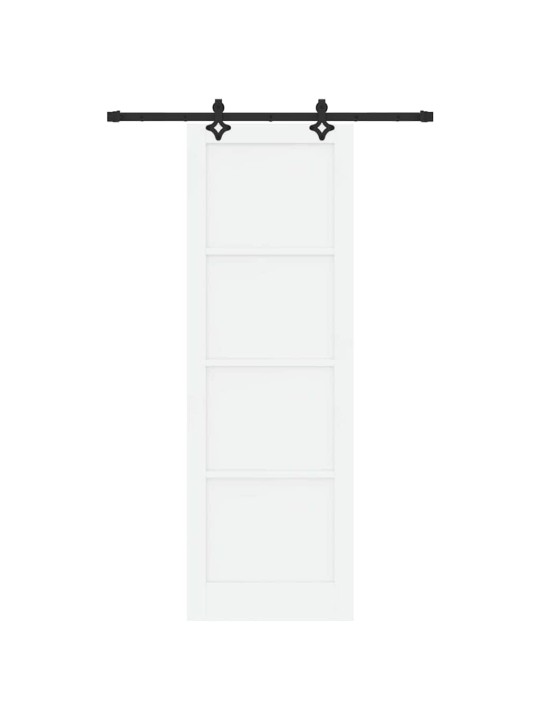 Liugukse komplekt manuaalne valge ja must 78 x 232 cm