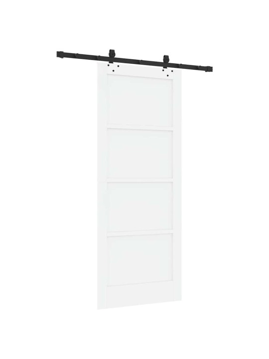 Liugukse komplekt manuaalne valge ja must 83 x 202 cm
