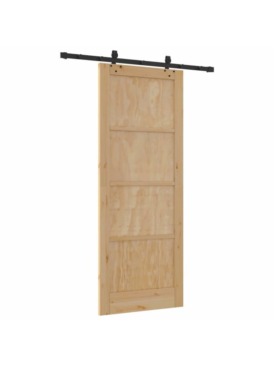 Liugukse komplekt manuaalne naturaalne ja must 83 x 211 cm