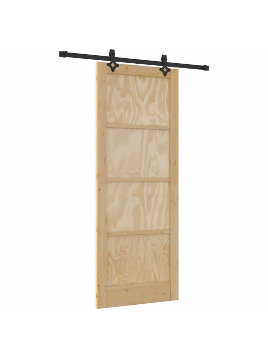 Liugukse komplekt manuaalne naturaalne ja must 83 x 211 cm