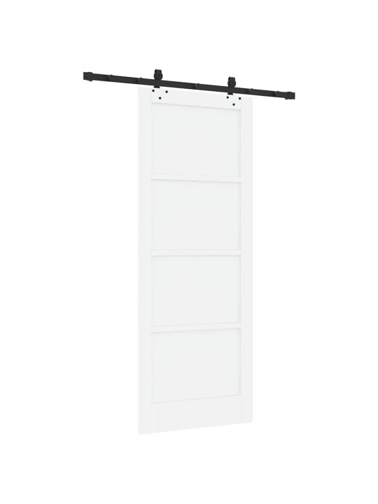 Liugukse komplekt manuaalne valge ja must 83 x 211 cm