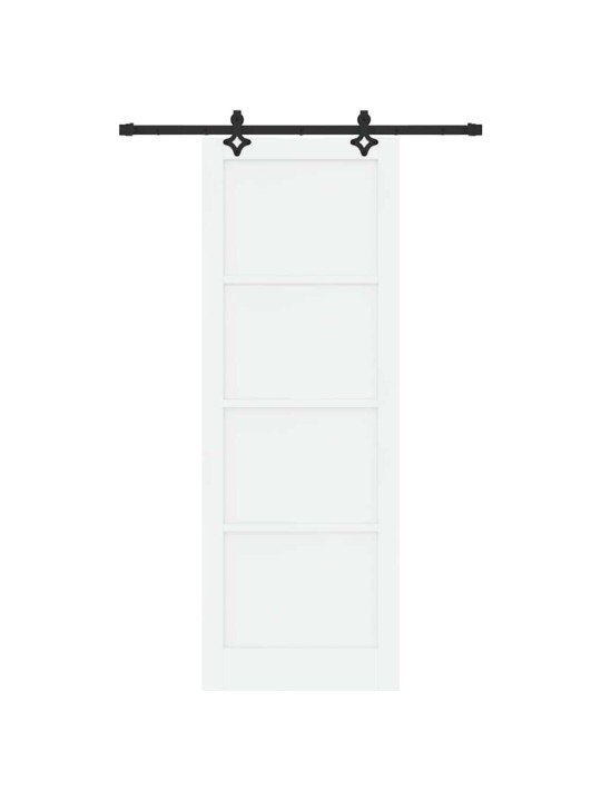 Liugukse komplekt manuaalne valge ja must 83 x 232 cm