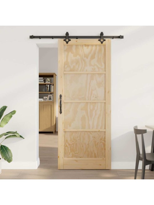 Liugukse komplekt manuaalne naturaalne ja must 86 x 211 cm
