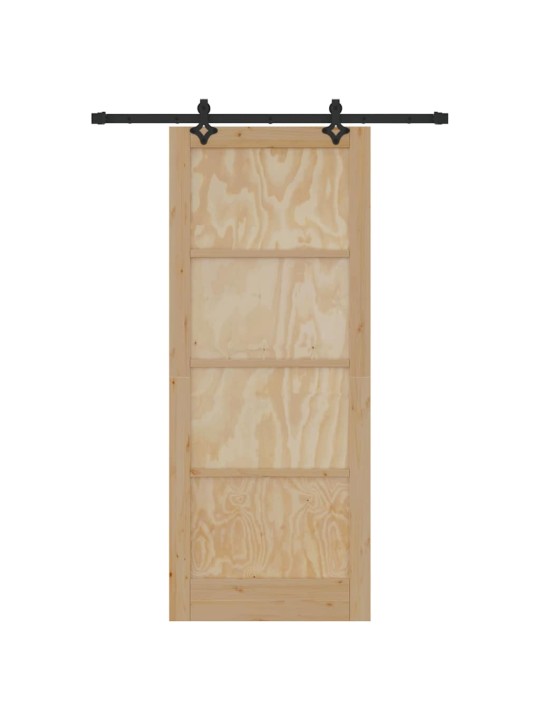 Liugukse komplekt manuaalne naturaalne ja must 86 x 211 cm