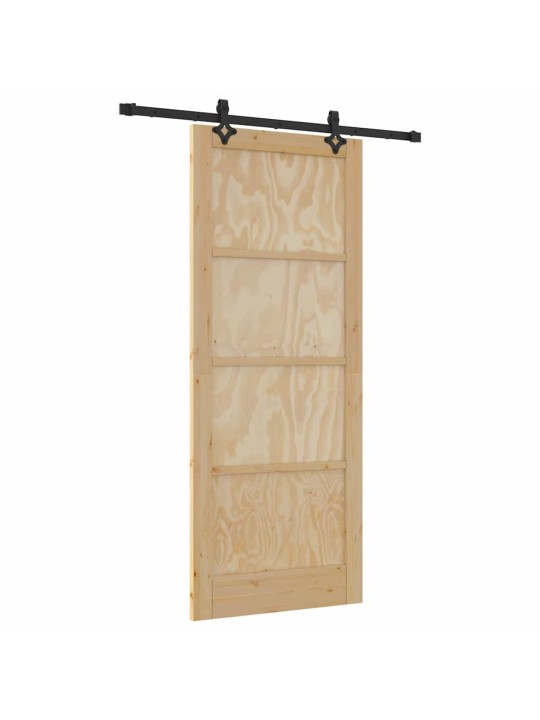 Liugukse komplekt manuaalne naturaalne ja must 86 x 211 cm