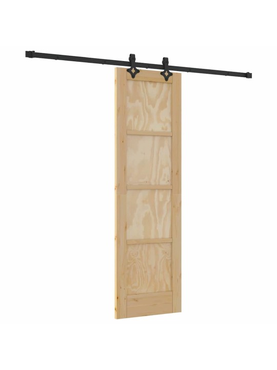 Liugukse komplekt manuaalne naturaalne ja must 61 x 198.5 cm