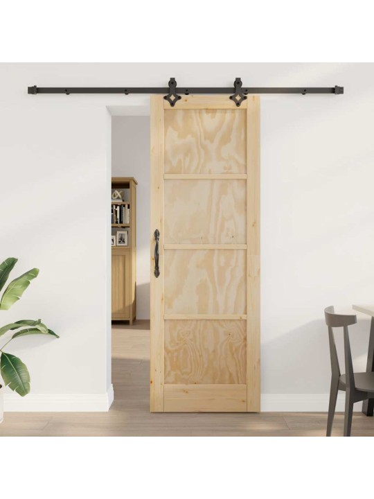 Liugukse komplekt manuaalne naturaalne ja must 73.5 x 211 cm