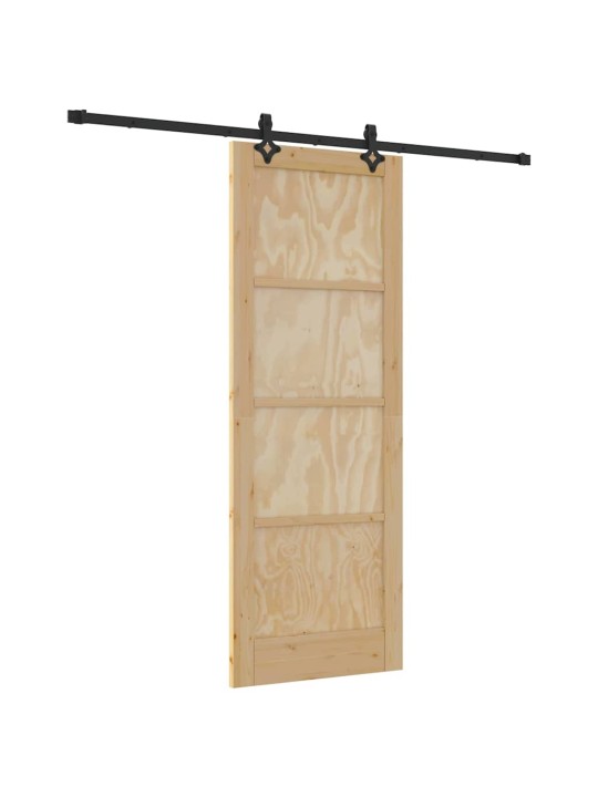 Liugukse komplekt manuaalne naturaalne ja must 78 x 211 cm