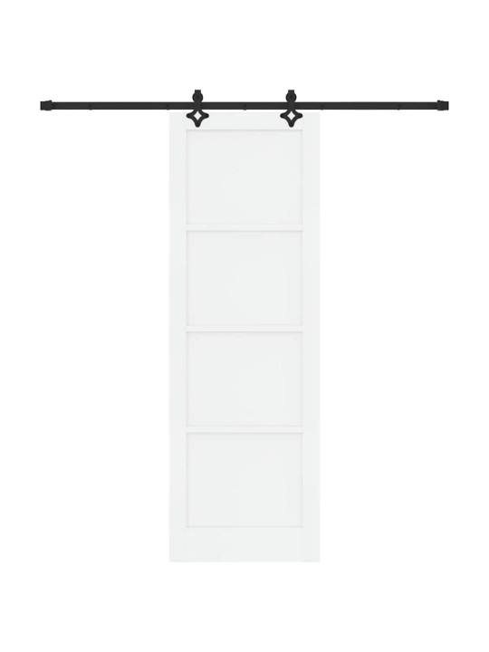 Liugukse komplekt manuaalne valge ja must 78 x 232 cm