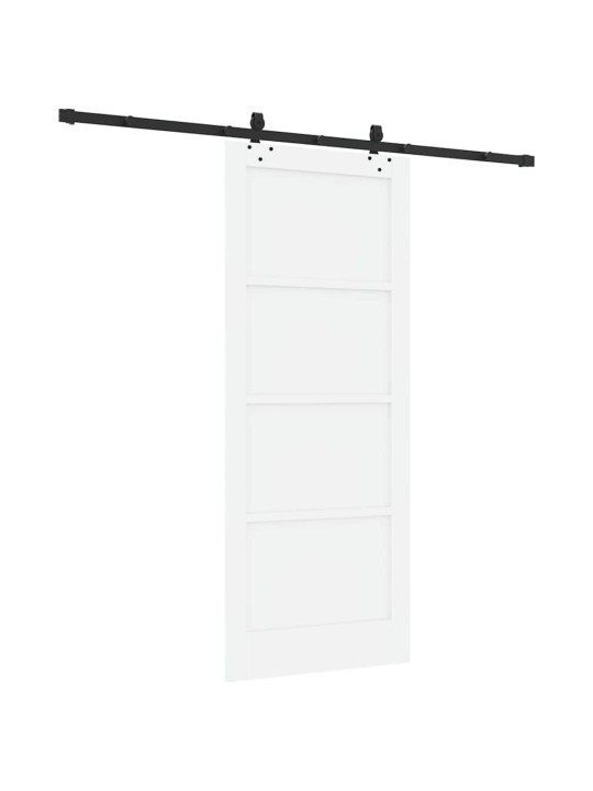 Liugukse komplekt manuaalne valge ja must 83 x 202 cm