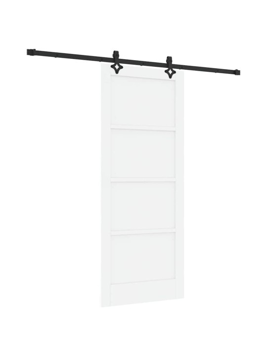 Liugukse komplekt manuaalne valge ja must 83 x 202 cm