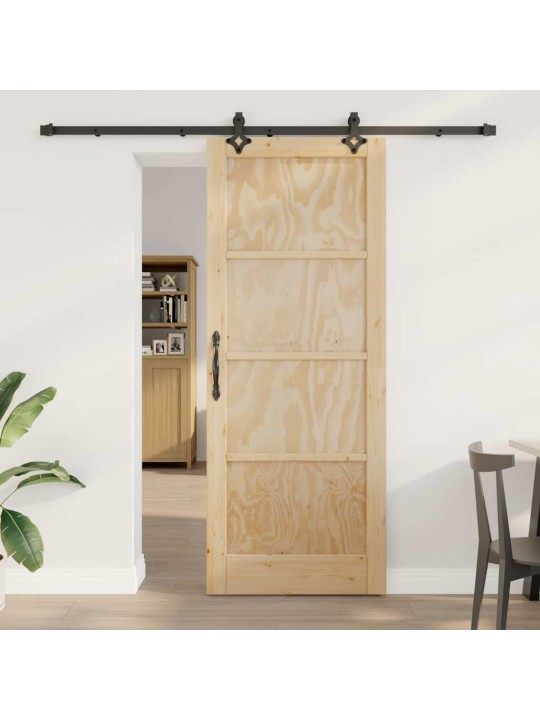 Liugukse komplekt manuaalne naturaalne ja must 83 x 211 cm