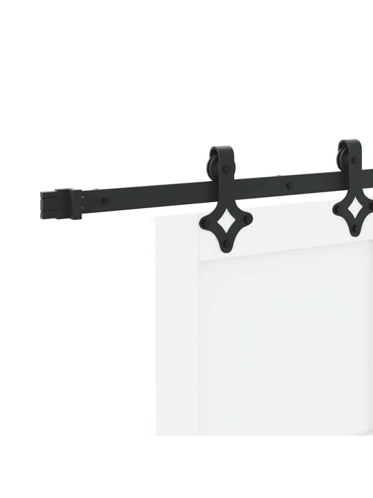 Liugukse komplekt manuaalne valge ja must 83 x 211 cm