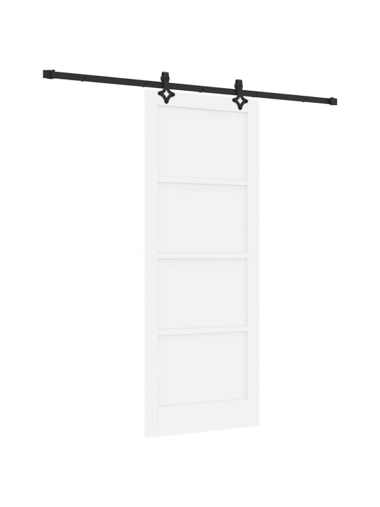 Liugukse komplekt manuaalne valge ja must 83 x 211 cm