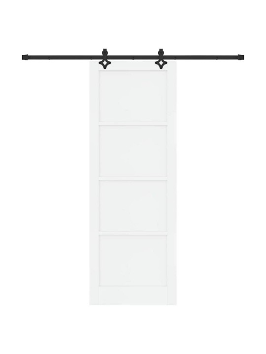 Liugukse komplekt manuaalne valge ja must 83 x 232 cm