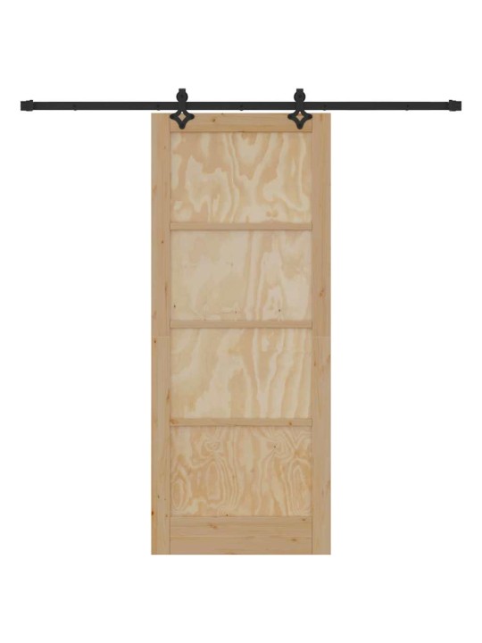Liugukse komplekt manuaalne naturaalne ja must 86 x 211 cm