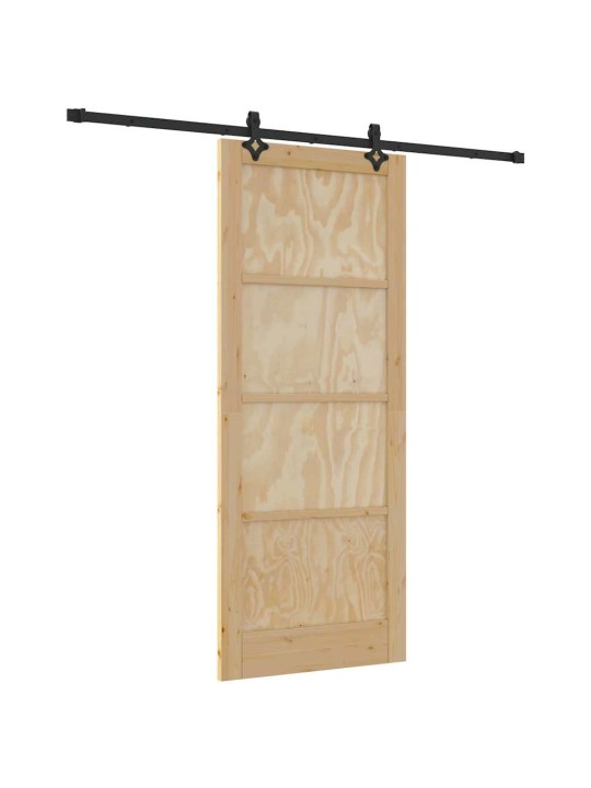 Liugukse komplekt manuaalne naturaalne ja must 86 x 211 cm